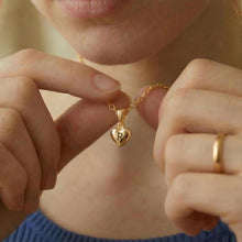 Personalised Engraved Heart Initial Necklace
