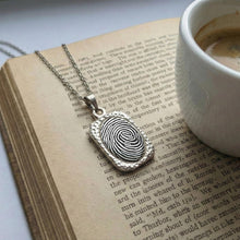 Personalised Engraved Fingerprint Necklace