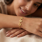 Pet Paw Print Name Bracelet