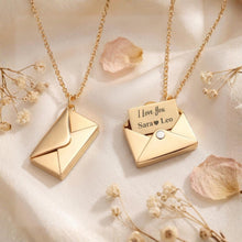 Personalised Envelope Message Necklace
