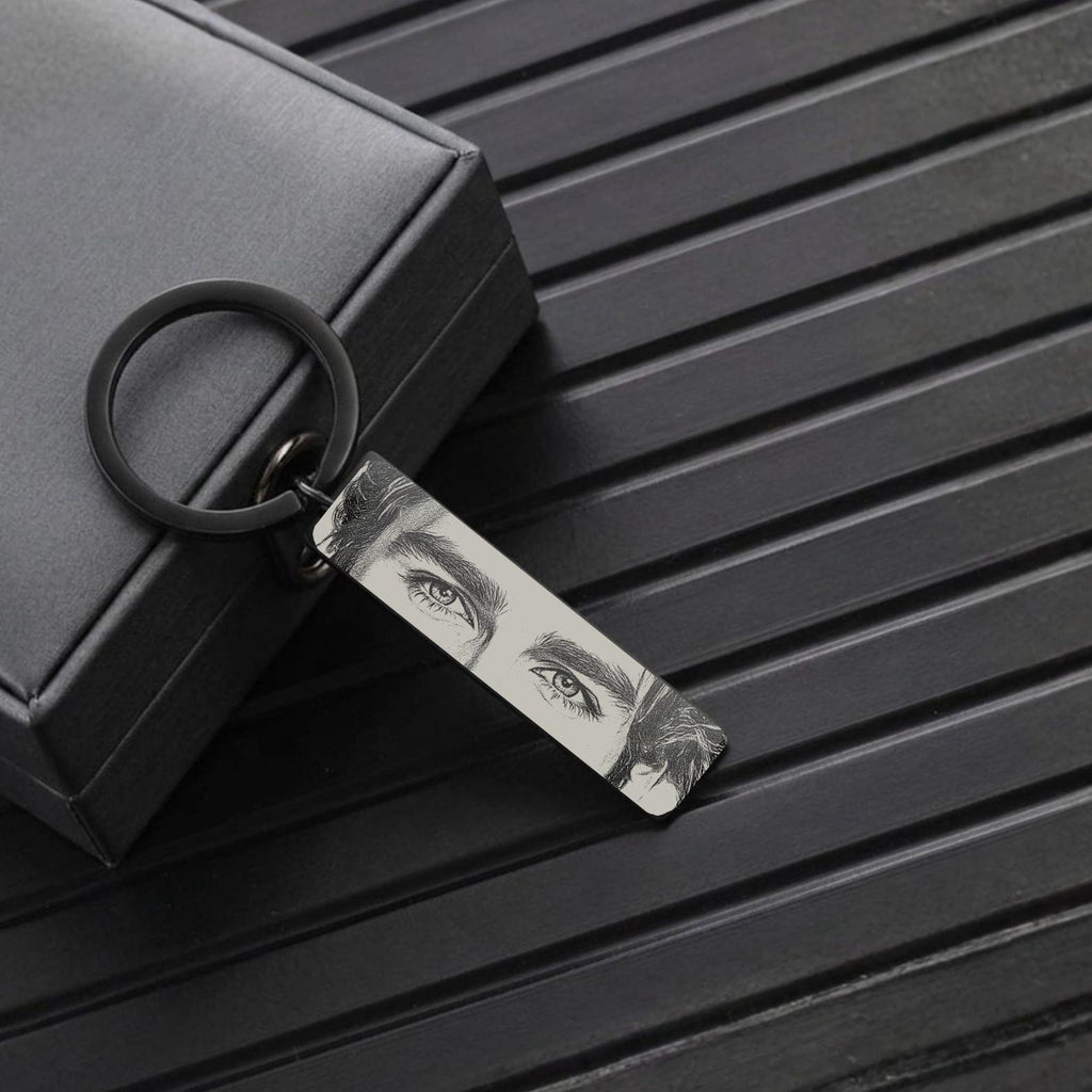 Personalised Couple’s Eye Keepsake Keychain