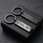 Personalised Couple’s Eye Keepsake Keychain