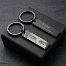 Personalised Couple’s Eye Keepsake Keychain