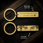 Personalised Couple’s Eye Keepsake Keychain