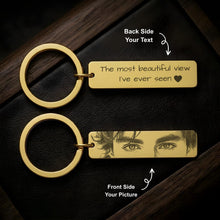 Personalised Couple’s Eye Keepsake Keychain