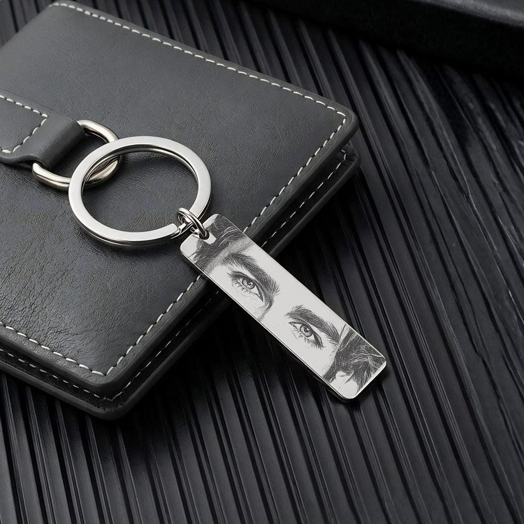 Personalised Couple’s Eye Keepsake Keychain