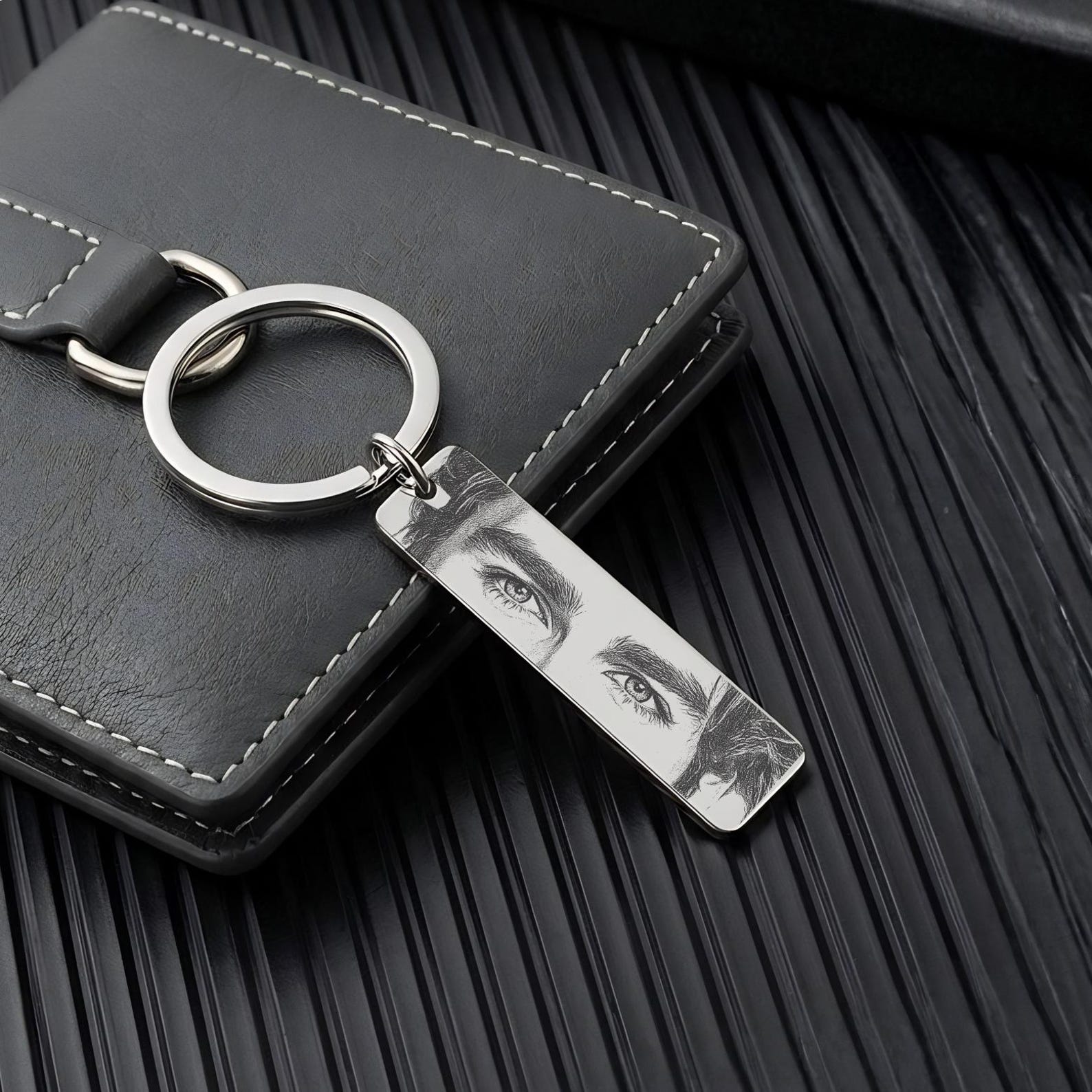 Personalised Couple’s Eye Keepsake Keychain