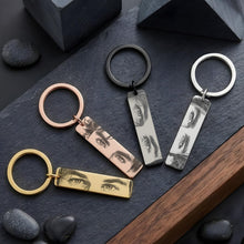 Personalised Couple’s Eye Keepsake Keychain