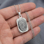 Personalised Engraved Fingerprint Necklace