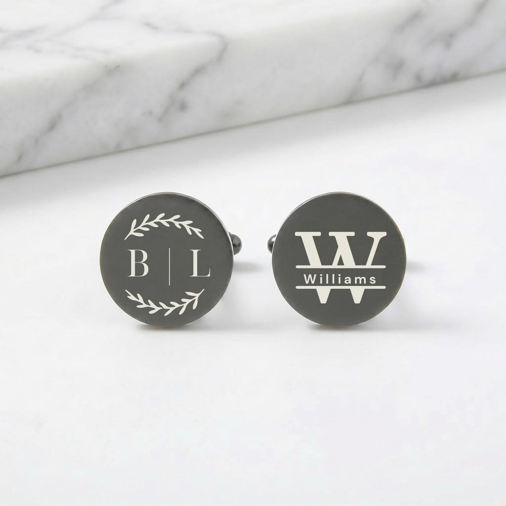 Custom Engraved Groomsmen Cufflinks