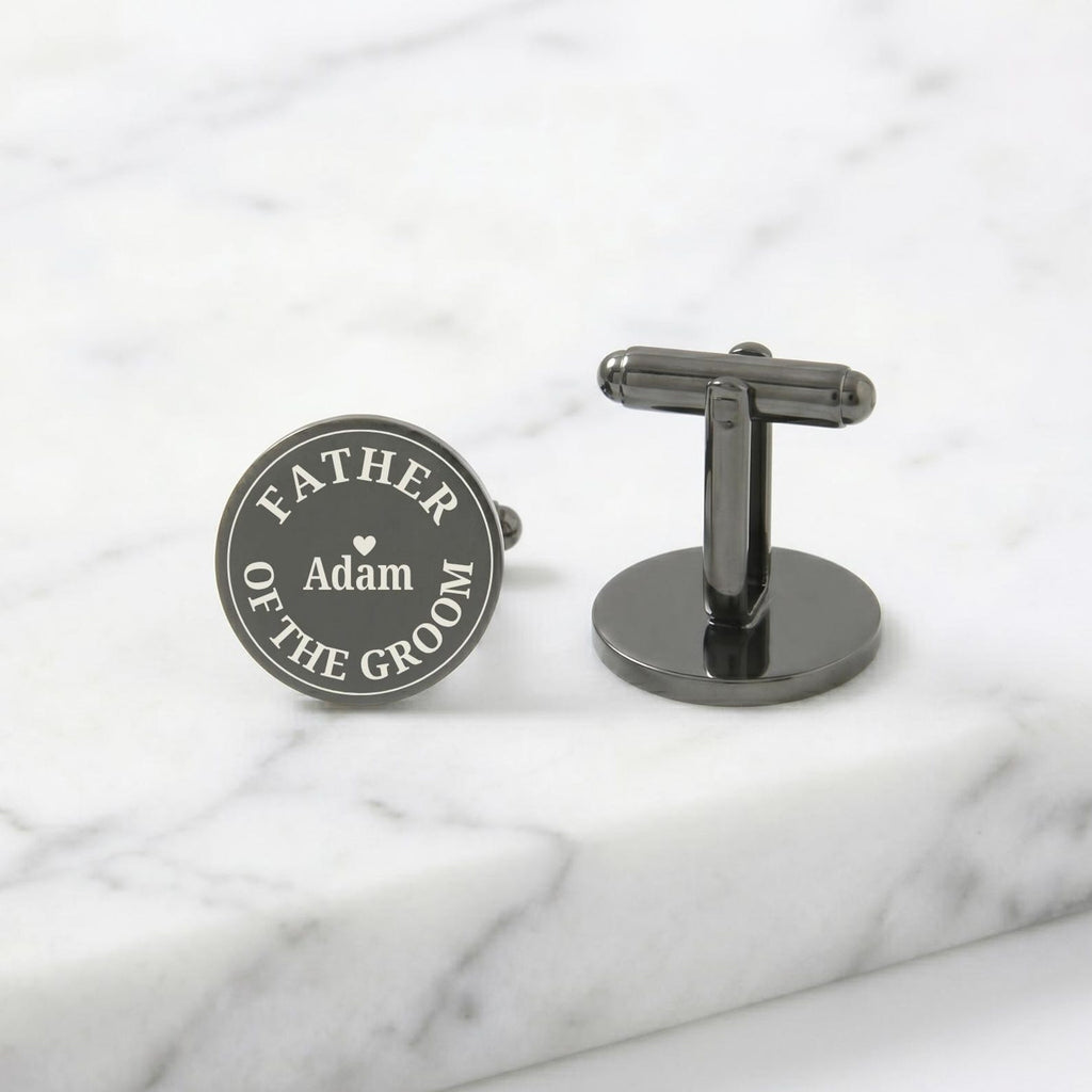 Custom Engraved Groomsmen Cufflinks