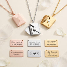 Personalised Envelope Message Necklace