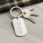 Actual Handwriting Signature Keyring