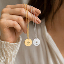 Custom Engraved Pet Name Necklace