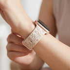 Floral Engraved Apple Watch Band