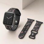 Floral Engraved Apple Watch Band