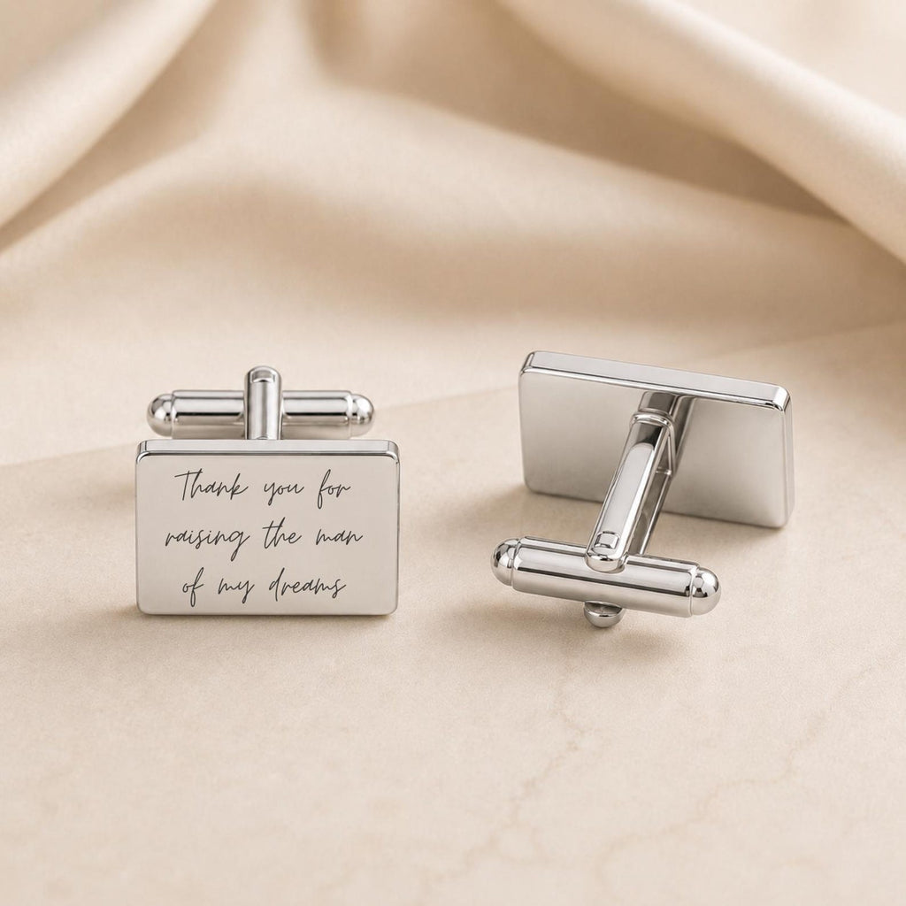 Custom Engraved Groomsmen Cufflinks