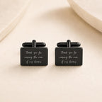 Custom Engraved Groomsmen Cufflinks