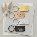 Actual Handwriting Signature Keyring