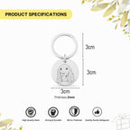 Pet Photo Sketch Keyring