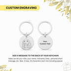 Pet Photo Sketch Keyring