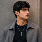 Coordinates Bar Nameplate Necklace