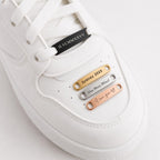 Engraved Metal Shoe Lace Tags