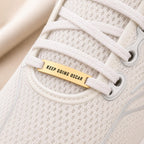 Engraved Metal Shoe Lace Tags