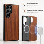 Engraved Wooden Phone Case for iPhone Samsung