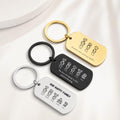 Family Stick Figure Keyring – Personalised Gift