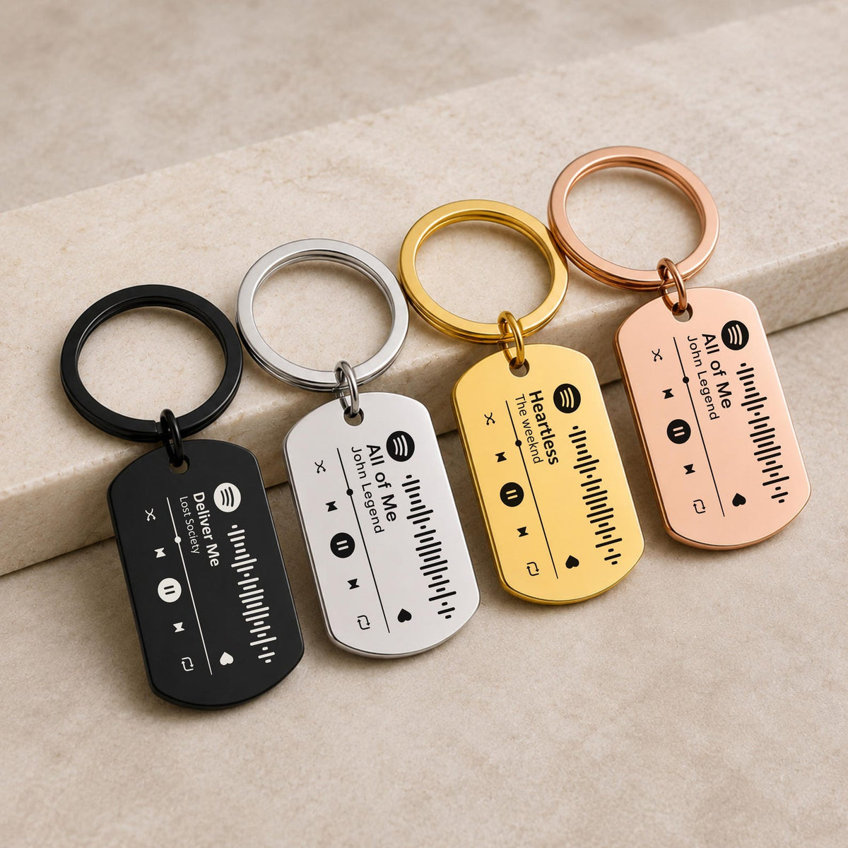 Spotify Code Song Keyring – Music Lover Gift