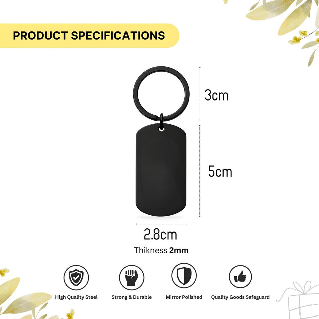 Family Stick Figure Keyring – Personalised Gift