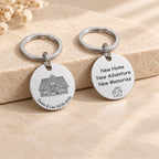 House Portrait Keyring – New Home Housewarming Gift