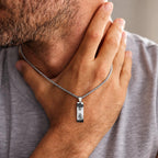 Matching Eye Photo Couple Necklaces – Anniversary Gift