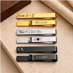 Engraved Tie Clip – Wedding Gift for Groom