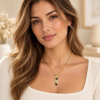 Eye Photo Bar Necklace – Anniversary Gift for Her