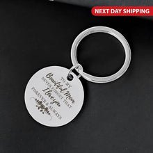 Personalized Engraved Mom Stainless Steel Keychain