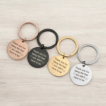 Personalized Double-Sided Engraved Dad Keychain