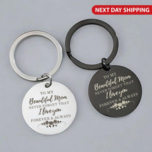 Personalized Engraved Mom Stainless Steel Keychain