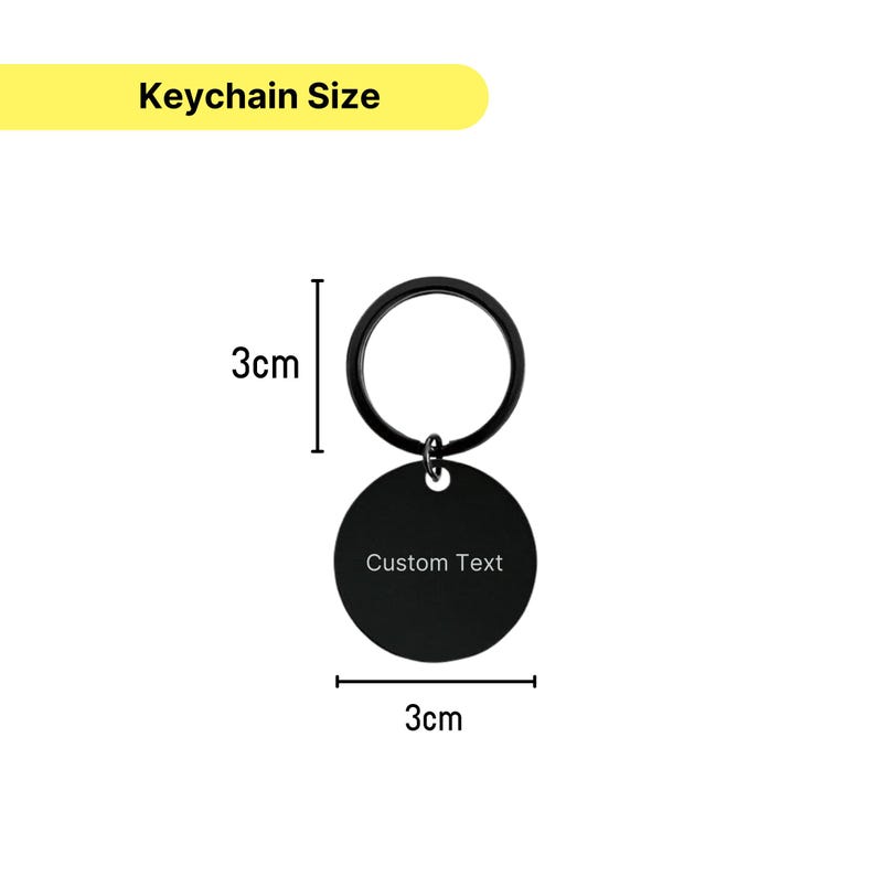 Funny "Reason I Don't Punch People" Keychain