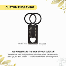 Personalised Mirror Finish Birth Flower Keychain