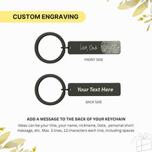 Fingerprint Handwriting Keychain, Custom Engraved Keepsake