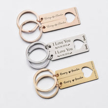Personalised Interlocking Heart Puzzle Keychains