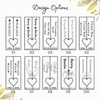 Personalised Interlocking Heart Puzzle Keychains