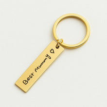 Stainless Steel Custom Handwriting Keychain