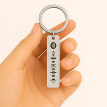 Custom Spotify Keychain, Personalized Music Gift