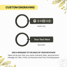 Custom Spotify Keychain, Personalized Music Gift