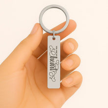 Custom Engraved Gold Stainless Steel Keychain