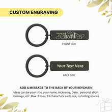 Custom Engraved Gold Stainless Steel Keychain