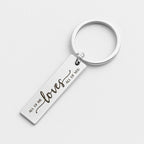Custom "All of Me Loves All of You" Engraved Keychain